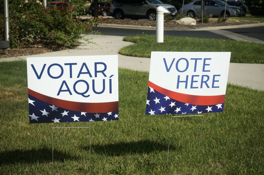 voting signs in Salt Lake City