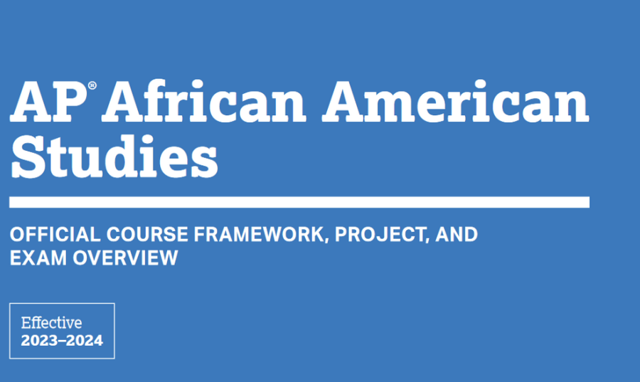 The pilot curriculum of the College Boards AP African American studies class.