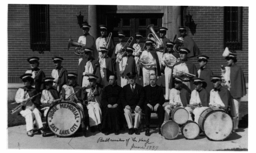The Judge marching band in 1937.
