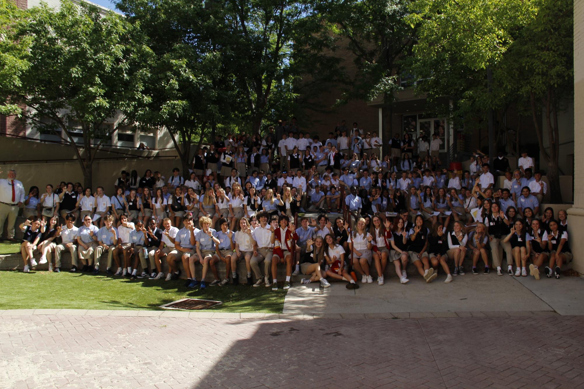 The Freshman Class, a staggering 174 students in all. They're the largest currently in the school, and the largest since pre-covid. 