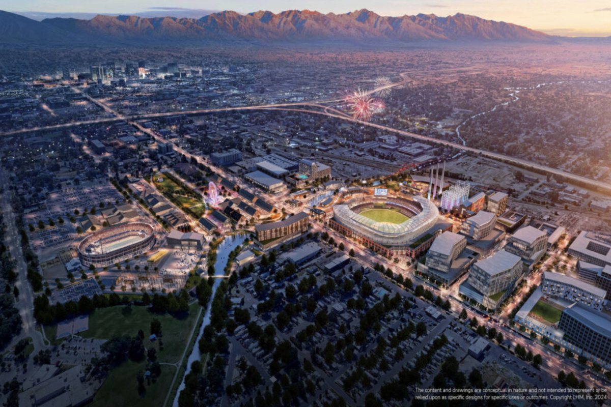 The Power District is a development planned by the Utah Fairpark. Image courtesy LHM Company.