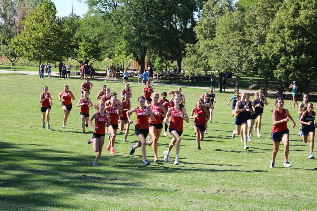 Judge cross country runners at Pre-Region meet on August 21. Judge took first place overall.
Photo by Chris Ring