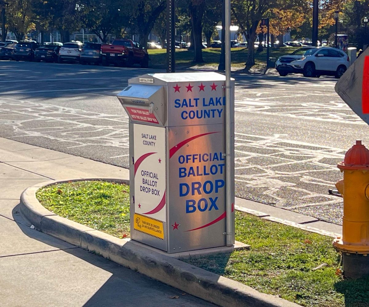 A ballot box in Salt Lake City