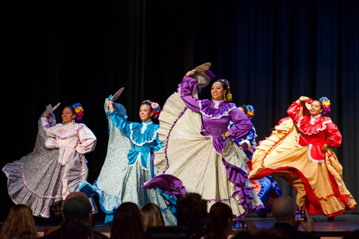 Folklorico dancers at the Utah Cultural Celebration Center's Día de los Muertos (Day of the Dead).